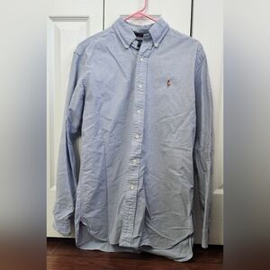 Polo Ralph Lauren Classic Fit, Blue Long Sleeve, Medium
